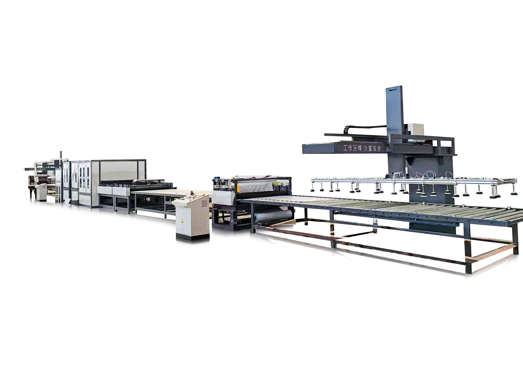 sheet metal finishing line